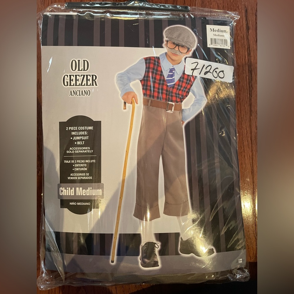 Halloween costume. Cane not included.